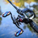 CH-T22　アルミ製ベイトリールハンドル　チタン製ノブ　90ｍｍ　バス・シーバス汎用 - 画像 (18)