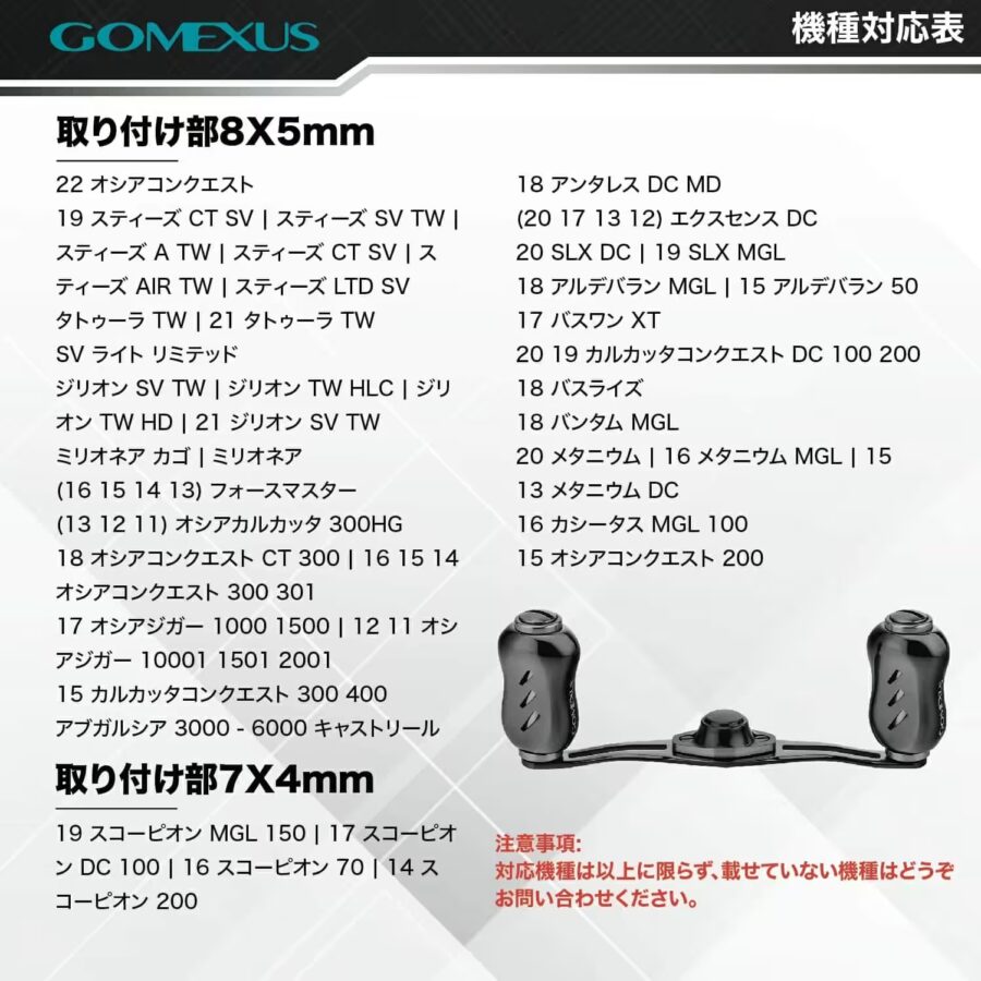 TH90 チタン製ダブルハンドル 80mm/90mm