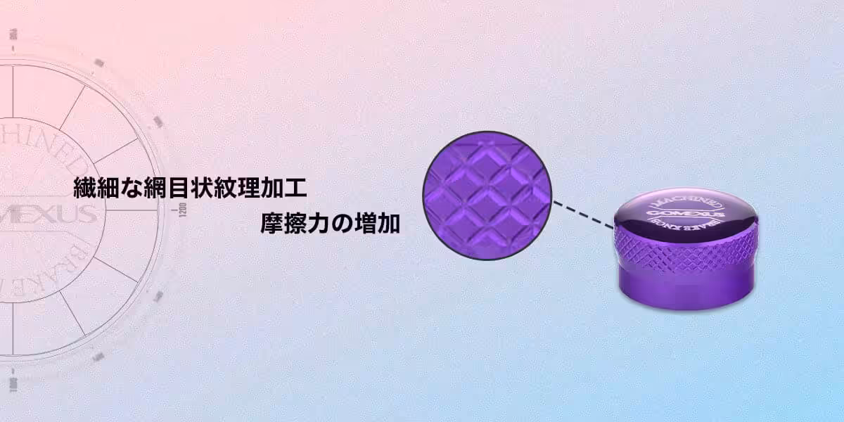 ゴメクサス　メカニカル ブレーキ ノブ　ダイワ対応