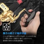 F85 鍛造カーボン製ハンドルノブ　85mm TypeB オフショアジギング 深場ディープタイラバ - 画像 (7)