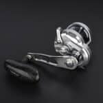 F85/LM95+F85 鍛造カーボン製ハンドルノブ 85mm アルミ製ハンドルノブ  TypeB オフショアジギング 深場ディープタイラバ - 画像 (4)