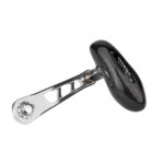 F85/LM95+F85 鍛造カーボン製ハンドルノブ 85mm アルミ製ハンドルノブ  TypeB オフショアジギング 深場ディープタイラバ - 画像 (3)