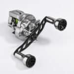 CH-SU30L 120mm  超々ジュラルミン製ベイトリールハンドル ロングパワーノブ付き  オフショア ライトジギング タイラバ - 画像 (4)