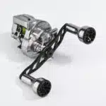 CH-SU30L 120mm  超々ジュラルミン製ベイトリールハンドル ロングパワーノブ付き  オフショア ライトジギング タイラバ - 画像 (4)