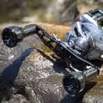 CH-SU30L 120mm  超々ジュラルミン製ベイトリールハンドル ロングパワーノブ付き  オフショア ライトジギング タイラバ - 画像 (9)