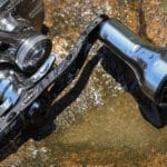 CH-SU30L 120mm  超々ジュラルミン製ベイトリールハンドル ロングパワーノブ付き  オフショア ライトジギング タイラバ - 画像 (7)