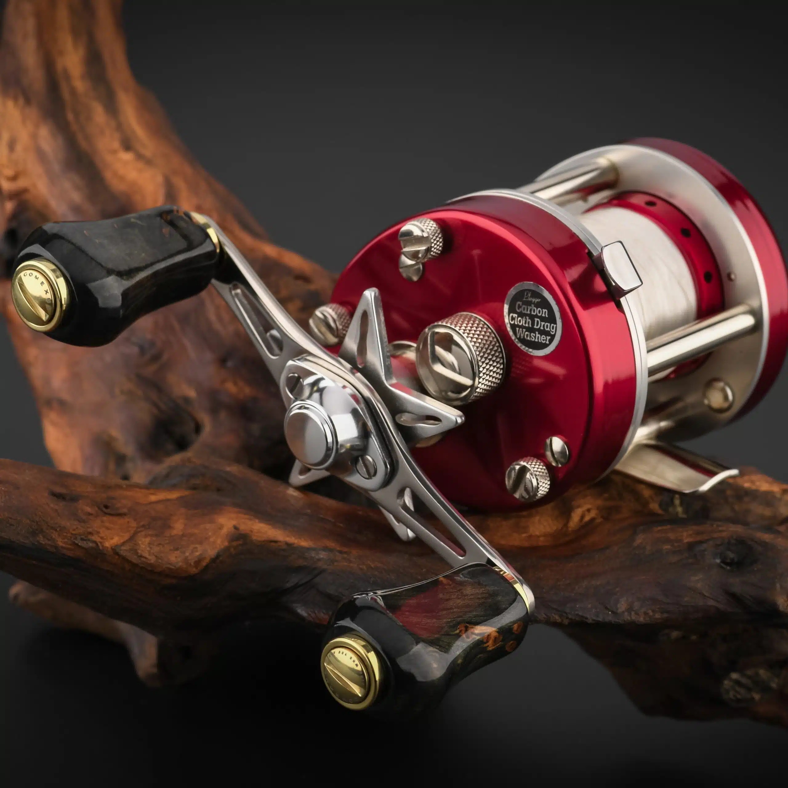 森-RF22 ウッドノブ 渓流釣り 柏木製ハンドルノブ クラシック