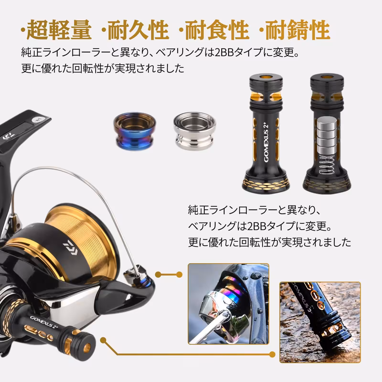 【23レガリス専用カスタム】FY-A20/R2 PRO/D210/A38/A41 1000-6000番対応 イカ アジング エギング 6 23レガリスカスタム 改装 リールスタンド