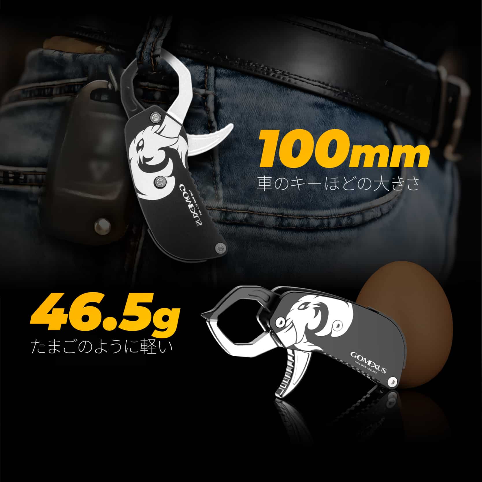  ミニグリップ　フィッシュグリップ　ゴメクサス　ライトゲーム