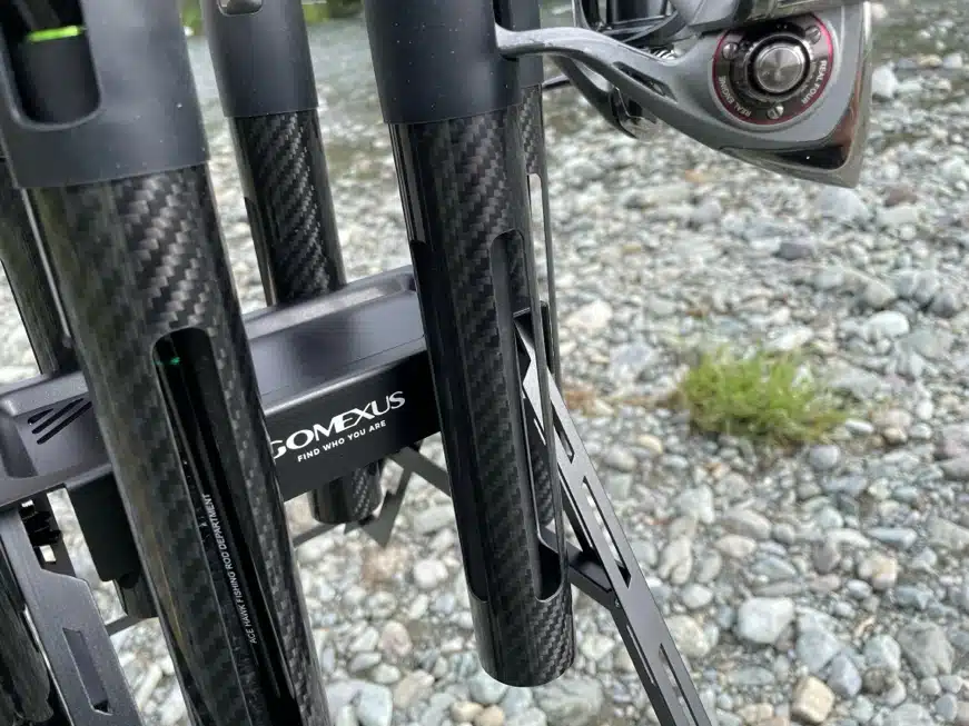 ロッドスタンド　鍛造カーボン製