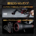 CH-TPE24 ダブルベイトハンドル100mm 軽量化淡水釣りパワーハンドル 長期間快適　 - 画像 (5)