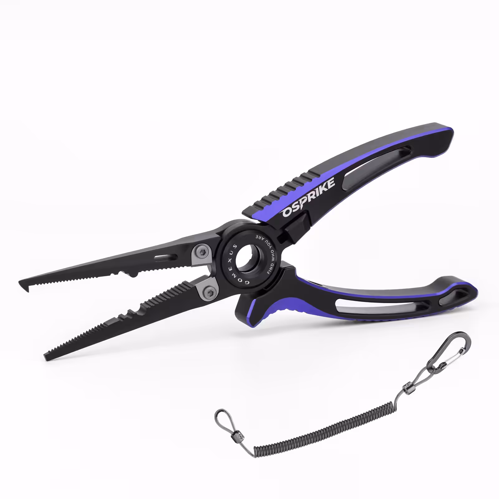 鱼鹰路亚钳-日_鱼鹰-14 OSPRIKE プライヤー ステンレス製 高剛性ロングノーズ 深掛かり対応 ラインカッター リングオープナー搭載 - 画像 (1)