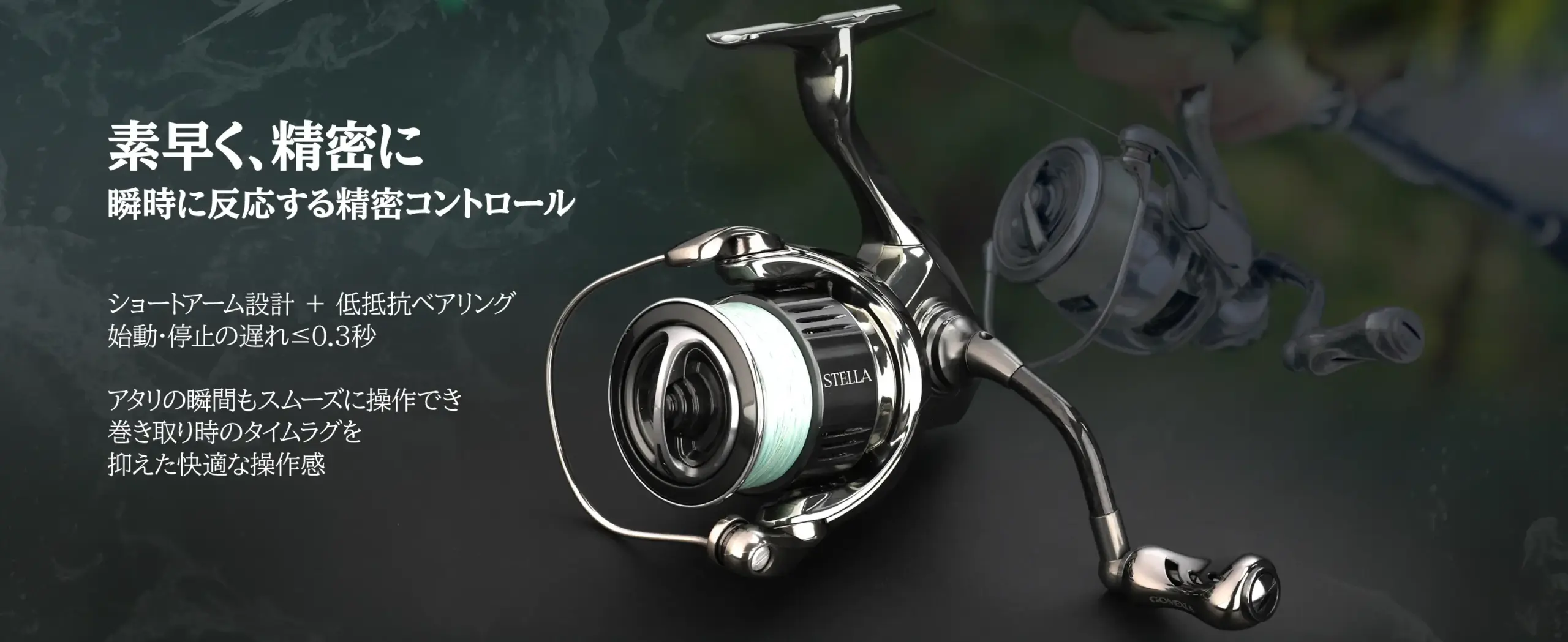 KAGE×CraftFin S45 | カーボン シングルハンドル 45mm (K20チタンノブ搭載・超軽量約12g〜) 2 45mmショートアーム設計 低抵抗ベアリング 始動停止の遅れ0.3秒以下 22ステラカスタム
